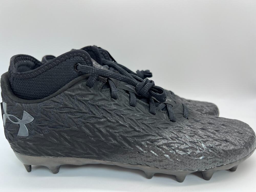 Under Armour UA Spotlight 4 MC Football Cleats Black 3027977-001 Men Size 10.5